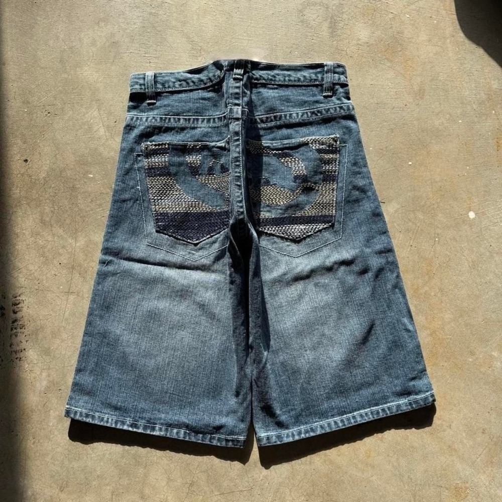Baggy Up-N-Rising Jorts Denim Jean Shorts Southpole Styl VTG Y2K Long - 40